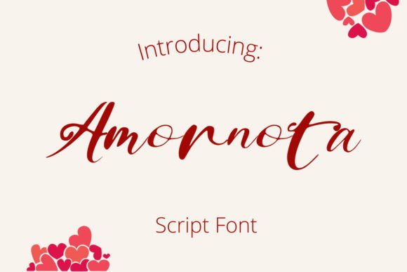 Amornota: A Sophisticated Font for Small Business Branding