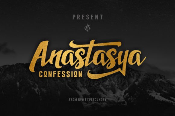 Anastasya Confession: A Vintage Script Font for Elegant Web Design