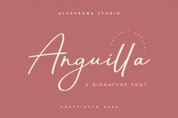 Anguilla: The Perfect Script Font for Handmade Branding and Products