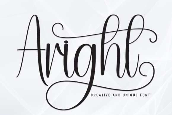 Aright: The Handwritten Typeface That Elevates Editorial Design