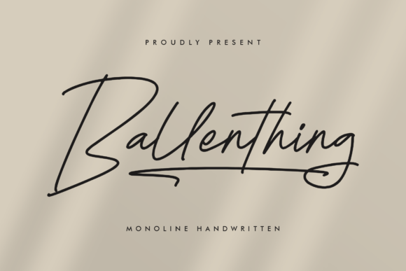 Ballenthing Font for Bold Branding and Visual Impact