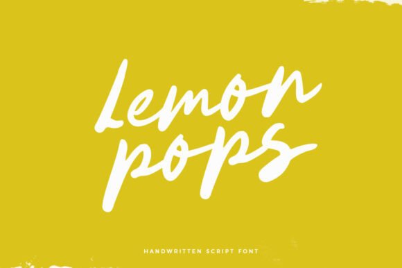 Bring Your Campaign to Life with Lemon Pops Font