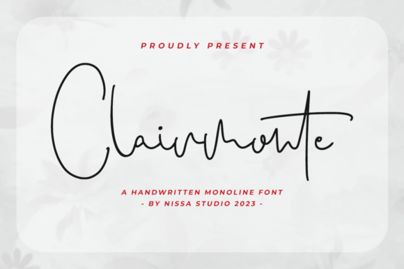 Clairmonte: The Handwritten Typeface That Elevates Your Craft Brand