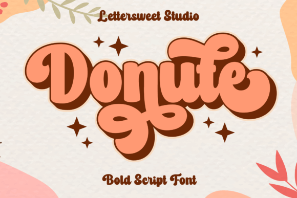 Donute: A Bold Display Font for Handmade Creations