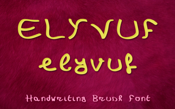 Elyvuf: The Handwritten Font That Elevates Small Business Branding