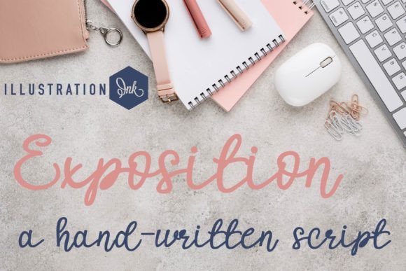 Exposition: The Handwritten Typeface for Modern Web Design