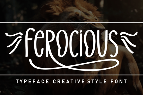 Ferocious Font for Bold Editorial Design