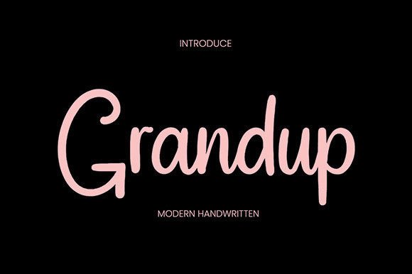 Grandup: The Script Typeface That Elevates Editorial Design