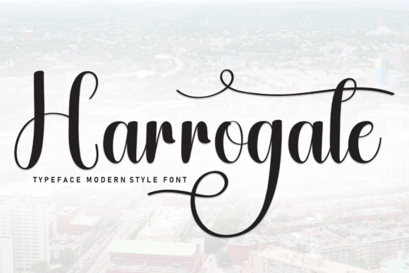 Harrogate Font for Elegant Editorial Design