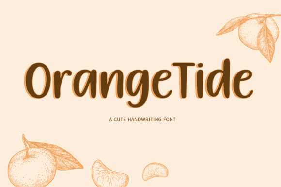Orangetide: The Perfect Handwritten Typeface for Your Craft Business