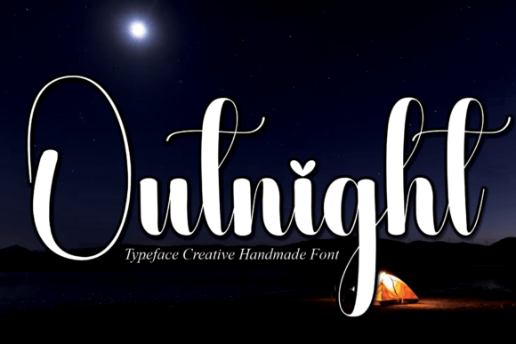 Outnight: A Handwritten Typeface for Editorial Design