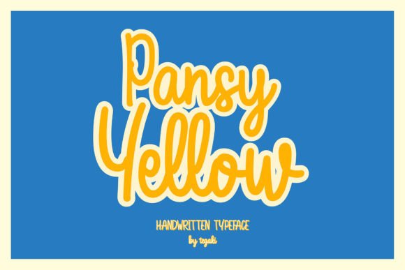 Pansy Yellow: The Script Amp Typeface That Elevates Digital Branding