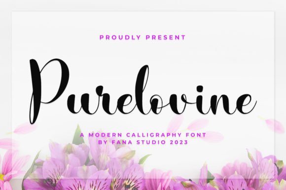 Purelovine Font for Modern Campaign Design