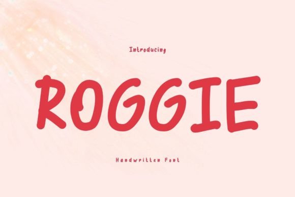 Roggie: A Handwritten Typeface for Authentic Editorial Design