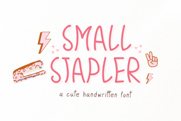 Small Stapler: The Handwritten Typeface That Elevates Digital Design