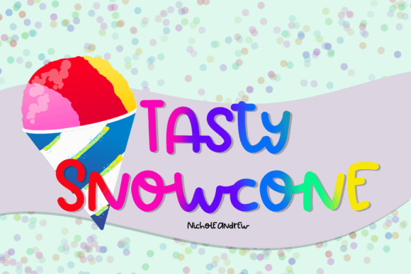 Tasty Snowcone: The Quirky Handwritten Typeface for Bold Campaigns