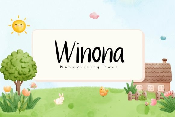 Winona: A Handwritten Typeface for Modern Editorial Design